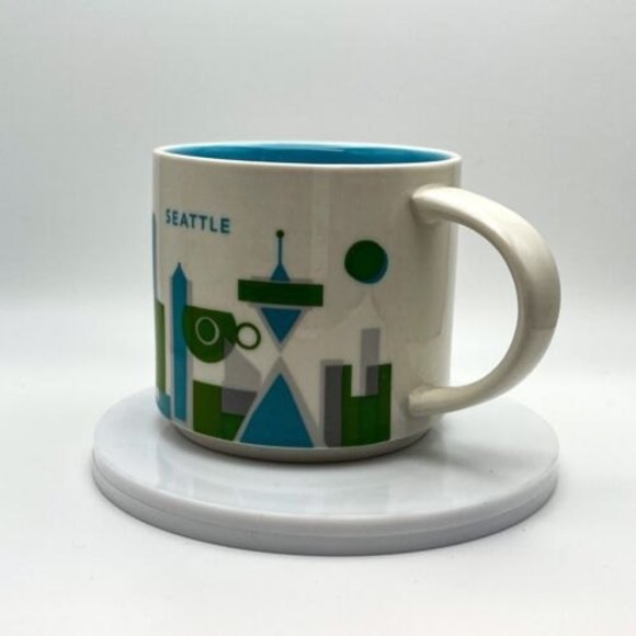 Starbucks Seattle You Are Here Coffee Mug Cup 14 oz 2013 - Picture 2 of 12